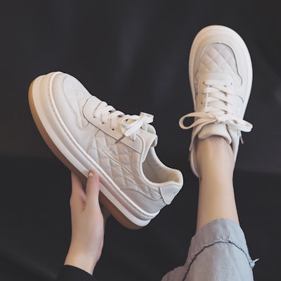 (Women) Warrior Low-Top Platform Sneaker 'Beige' WXY(S)-0451M01 1
