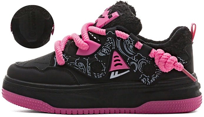 (W) Zapatillas Warrior Low-Top 'Suela Gruesa Algodón Caliente' WBX-322M 4