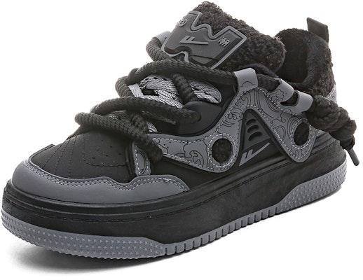 (W) Zapatillas Warrior Low-Top 'Suela Gruesa Algodón Caliente' WBX-322M 13