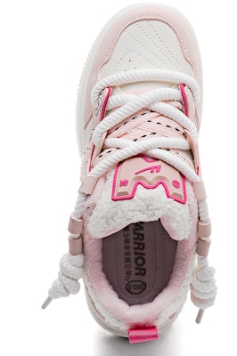 (W) Zapatillas Warrior Low-Top 'Suela Gruesa Algodón Caliente' WBX-322M 26