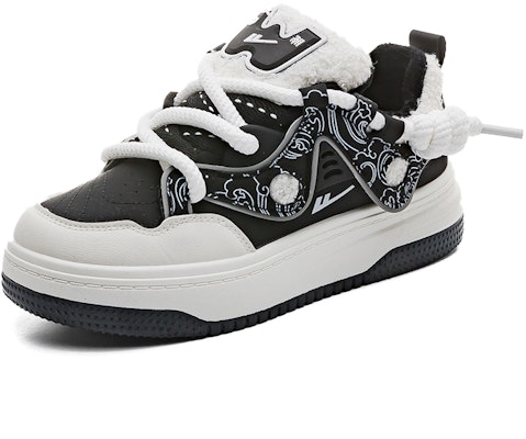 (W) Zapatillas Warrior Low-Top 'Suela Gruesa Algodón Caliente' WBX-322M 33