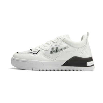 (W) Warrior Low-Top Sneakers 'Patchwork Black and White'