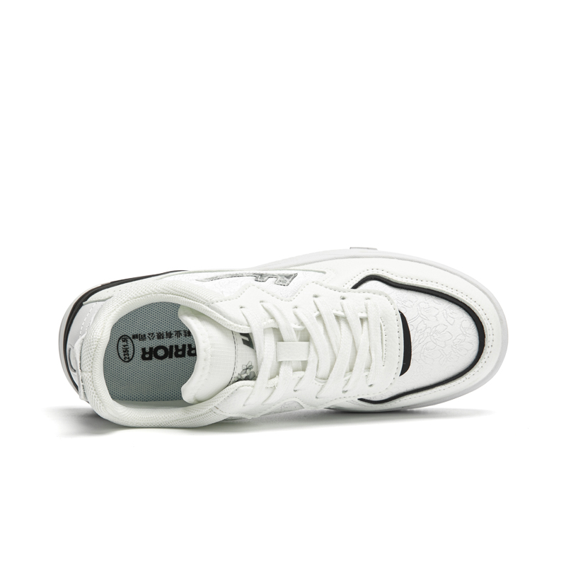 (W) Warrior Low-Top Sneakers 'Patchwork Black and White' 圖 4