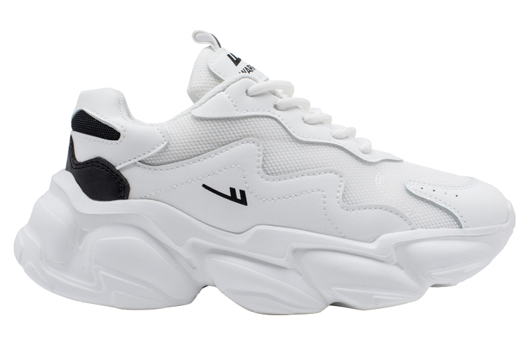 (W) Warrior Low 'Breathable Trend Dad Shoe White Black' 圖 2