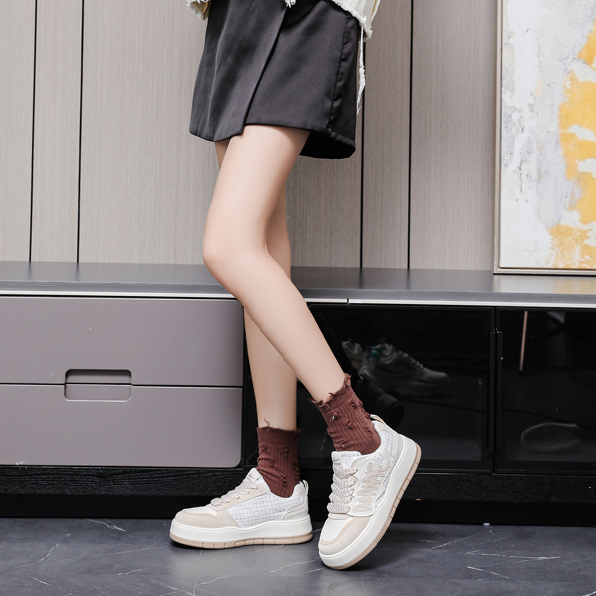 (W) Warrior Low 'Dopamine Beige' 圖 6