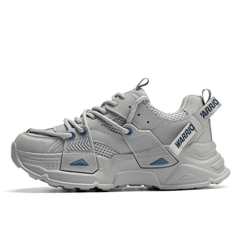 (W) Warrior Low 'Patchwork Grey'