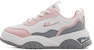 (W) Warrior Low 'Kulit Sintetik Platform Putih' WXY(S)-3407L
