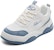 (W) Warrior Low 'Kulit Sintetik Platform Putih' WXY(S)-3407L