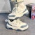 (W) Warrior Low 'Kulit Sintetik Platform Putih' WXY(S)-3407L