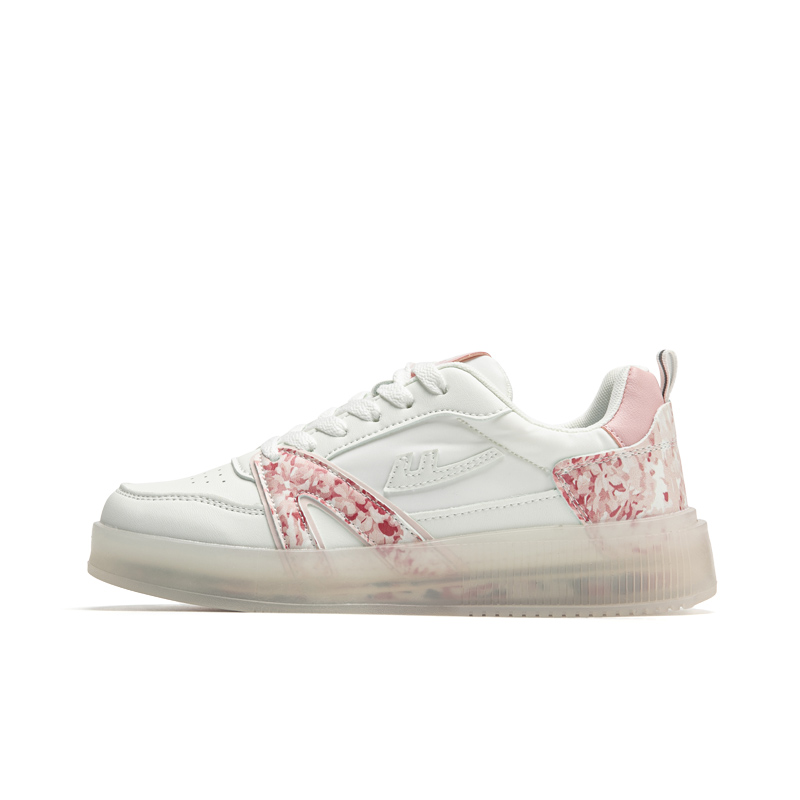 (W) Warrior Low 'White Pink Jelly Bottom'