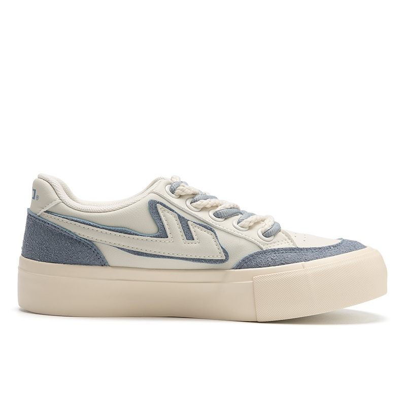 (W) Warrior Low Top 'Beige Deep Blue' 圖 2