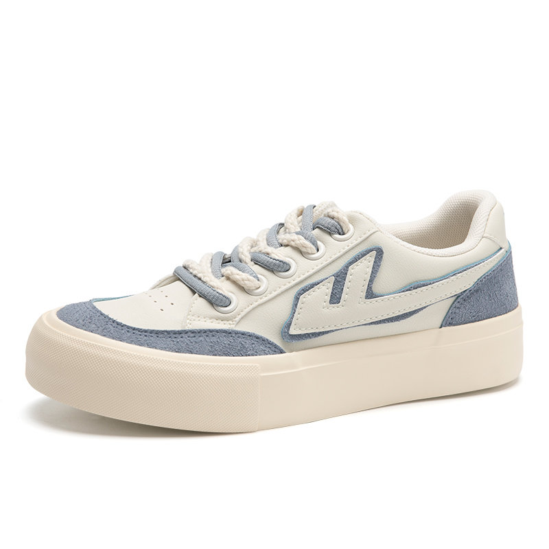 (W) Warrior Low Top 'Beige Deep Blue' 圖 3