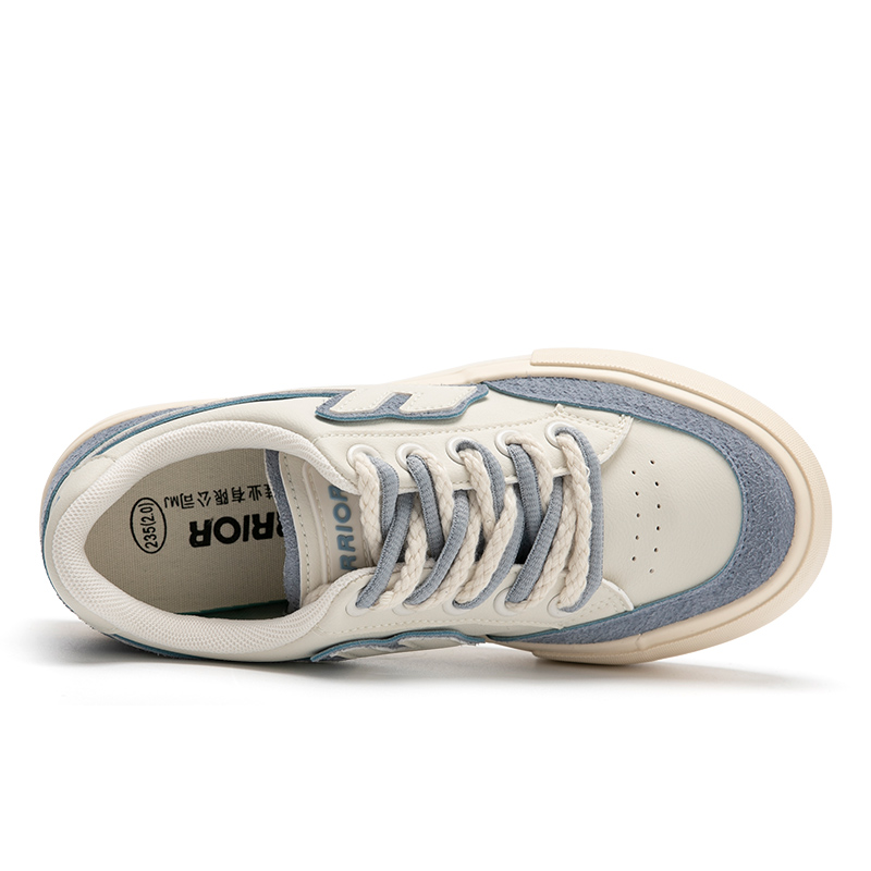 (W) Warrior Low Top 'Beige Deep Blue' 圖 4