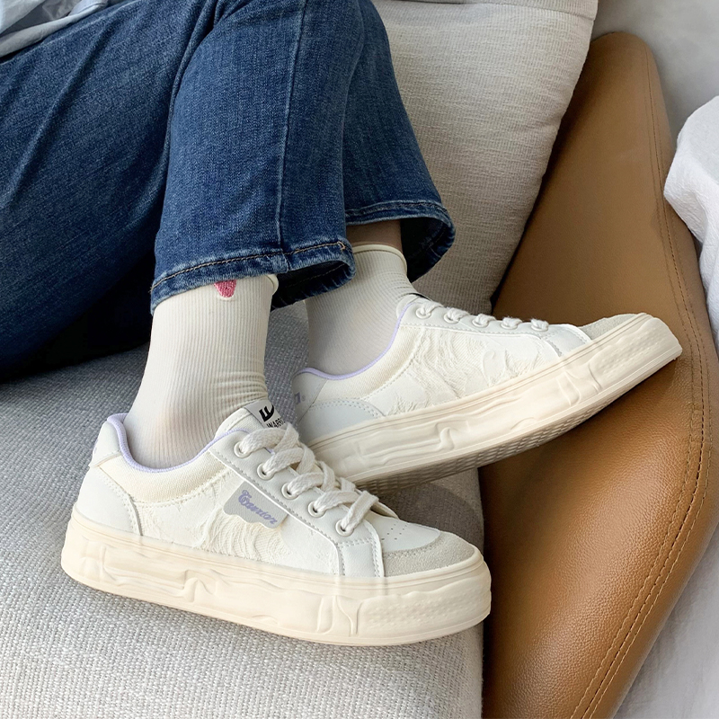 (W) Warrior Low Top 'Beige Purple' 圖 11