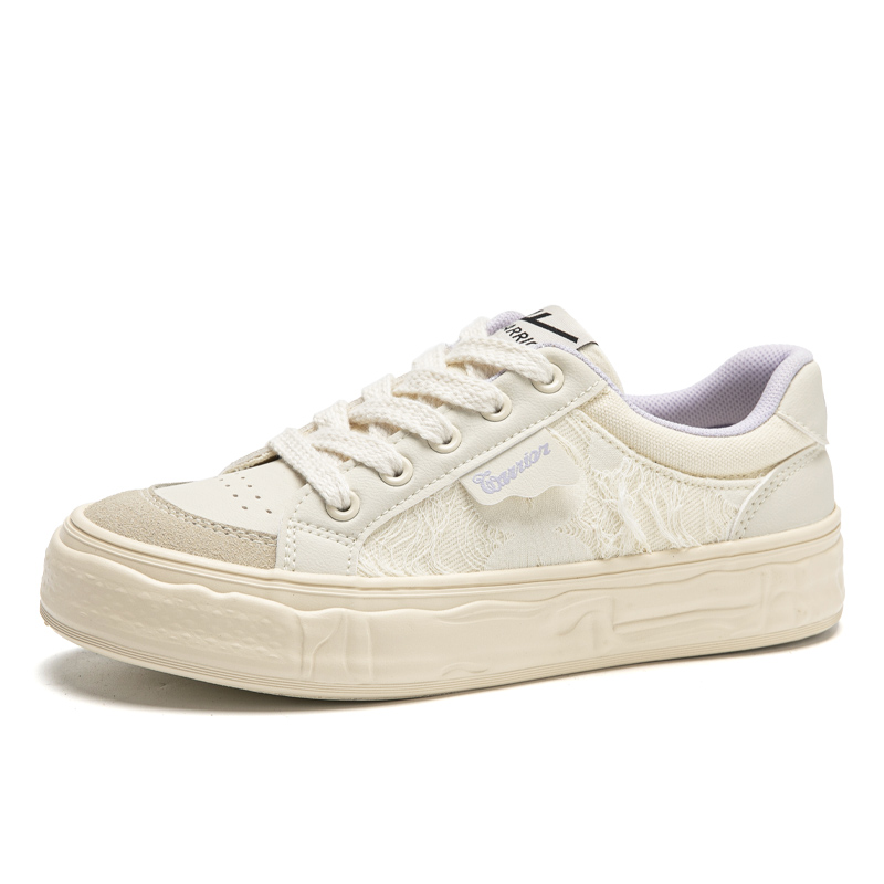 (W) Warrior Low Top 'Beige Purple' 圖 3