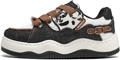 (Women) Warrior Low Top 'Black Beige' WXY-F668Z03 (Women) Warrior Low Top 'Black Beige' WXY-F668Z03