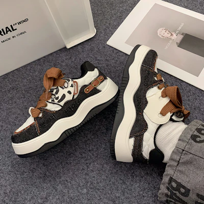 (W) Warrior 低帮休闲鞋 '黑米色' WXY-F668Z03 Sizing (W) Warrior 低帮休闲鞋 '黑米色' WXY-F668Z03