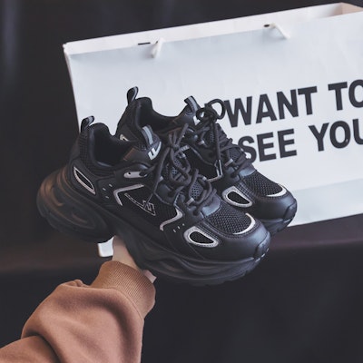 (Women) Warrior Low Top 'Black Silver' WXY-G129M05 Sizing (Women) Warrior Low Top 'Black Silver' WXY-G129M05