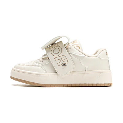 (W) Warrior Low Top 'Patchwork Beige'