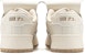 (W) Warrior Low Top 'Patchwork Beige' - Kasut Rendah Patchwork Beige WXY-F197MJ01