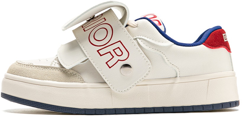 (W) Warrior Low Top 'Patchwork Campus Beige-Merah' WXY-F197MJ02 Buy (W) Warrior Low Top 'Patchwork Campus Beige-Merah' WXY-F197MJ02