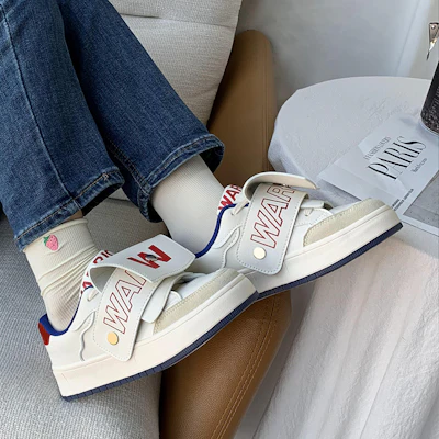 (W) Warrior Low Top 'Patchwork Campus Beige-Merah' WXY-F197MJ02 Sizing (W) Warrior Low Top 'Patchwork Campus Beige-Merah' WXY-F197MJ02