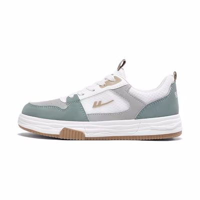 (W) Warrior Low Top 'White Green'