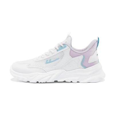 (W) Warrior Low Top 'White Purple'