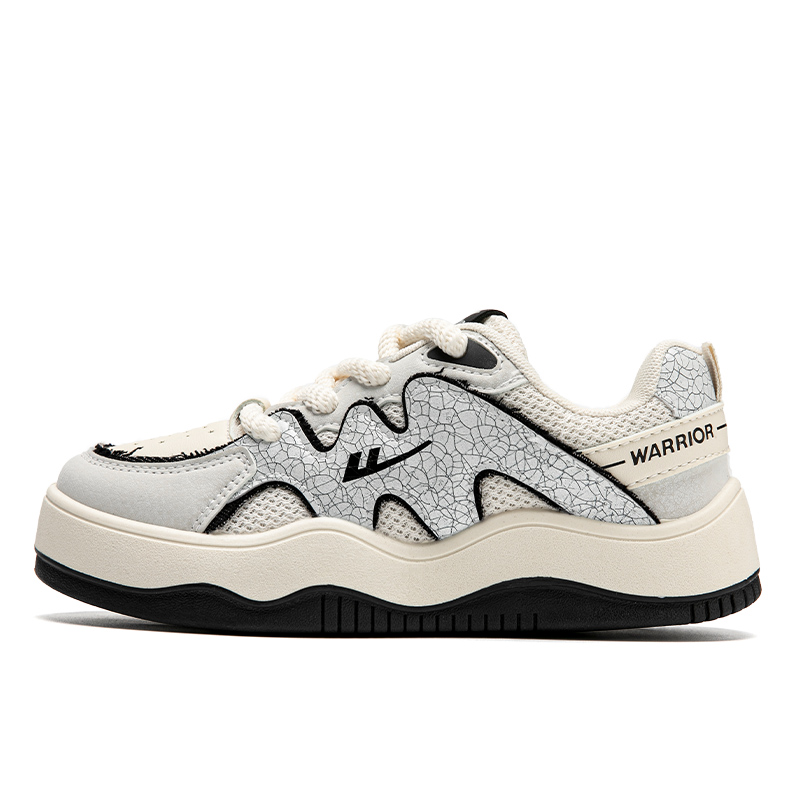 (W) Warrior Low Top Board Shoes 'Grey Black'