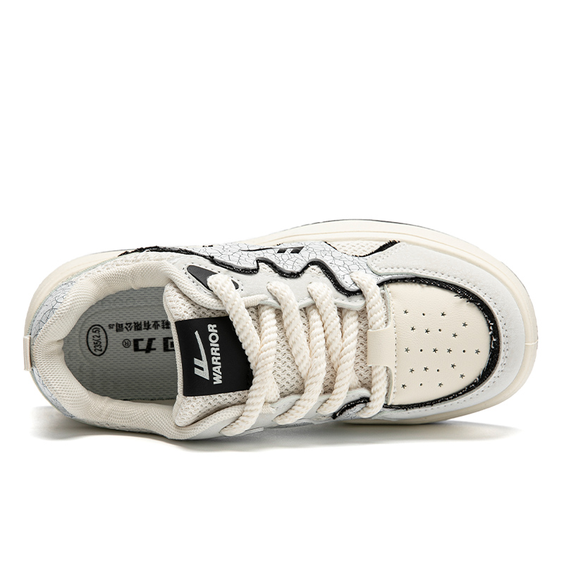 (W) Warrior Low Top Board Shoes 'Grey Black' 圖 4