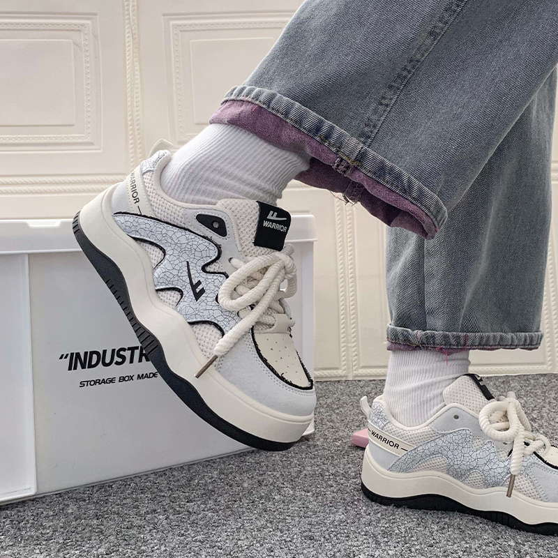 (W) Warrior Low Top Board Shoes 'Grey Black' 圖 9