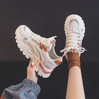 (W) Zapatillas Warrior Low Top Dad 'Beige Citrus'. WXY(S)-0003M02 Details for (W) Zapatillas Warrior Low Top Dad 'Beige Citrus'. WXY(S)-0003M02