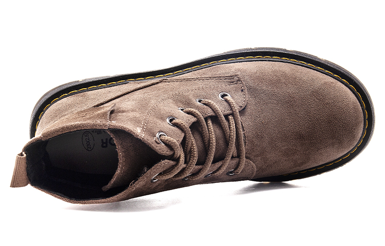 (W) Warrior Martin Boots 'Versatile Casual Brown Korean Edition' 圖 3