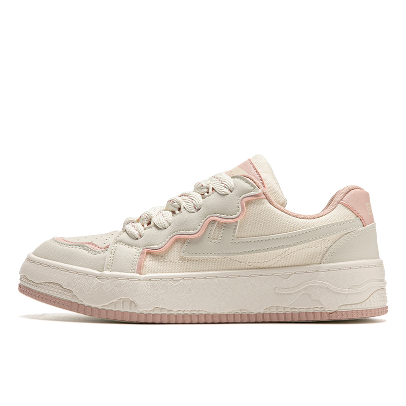 (Women) Warrior Retro Casual Low 'Beige Pink' WXY-E392MJ02