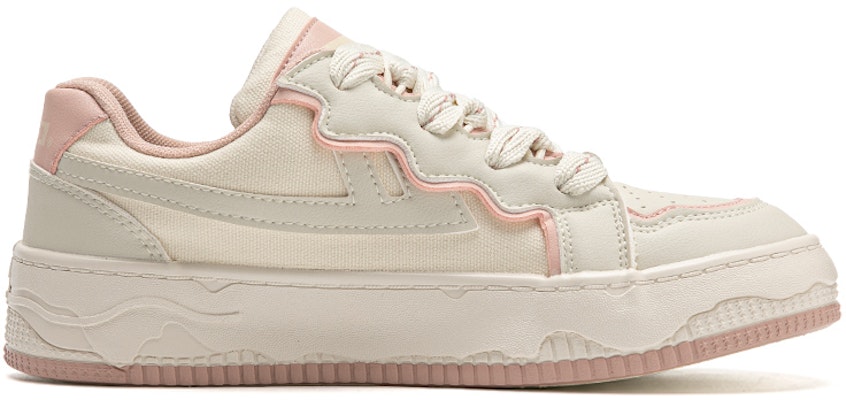 (Women) Warrior Retro Casual Low 'Beige Pink' WXY-E392MJ02 Order (Women) Warrior Retro Casual Low 'Beige Pink' WXY-E392MJ02