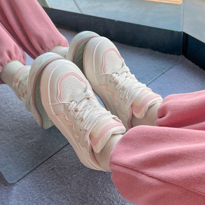 (Women) Warrior Retro Casual Low 'Beige Pink' WXY-E392MJ02 Details for (Women) Warrior Retro Casual Low 'Beige Pink' WXY-E392MJ02