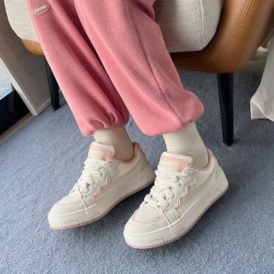 (Women) Warrior Retro Casual Low 'Beige Pink' WXY-E392MJ02 1