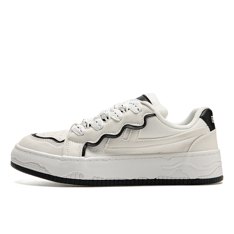 (W) Warrior Retro Low 'Black and White Panel'