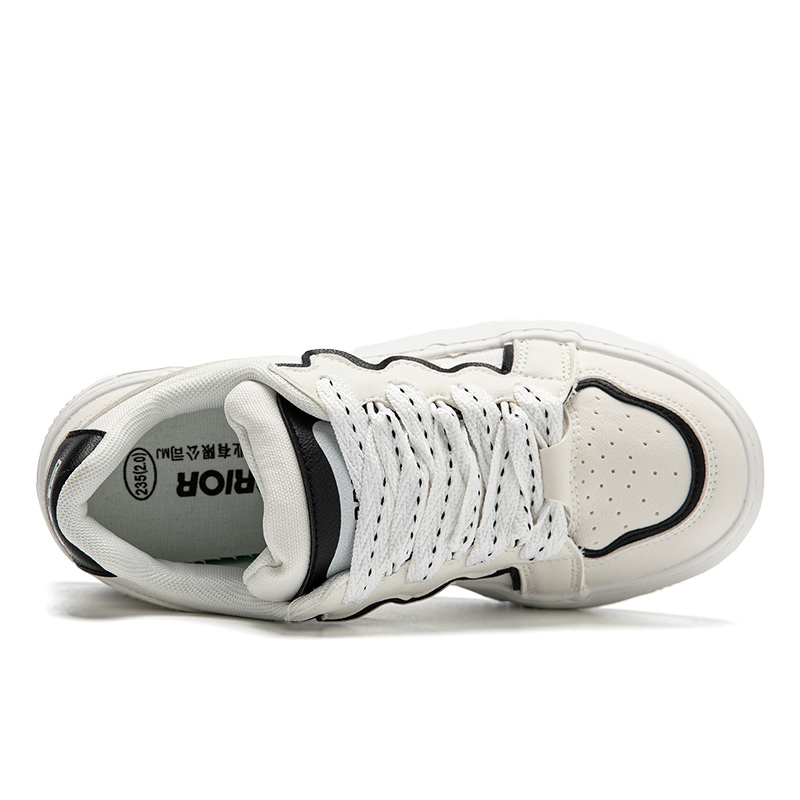 (W) Warrior Retro Low 'Black and White Panel' 圖 4