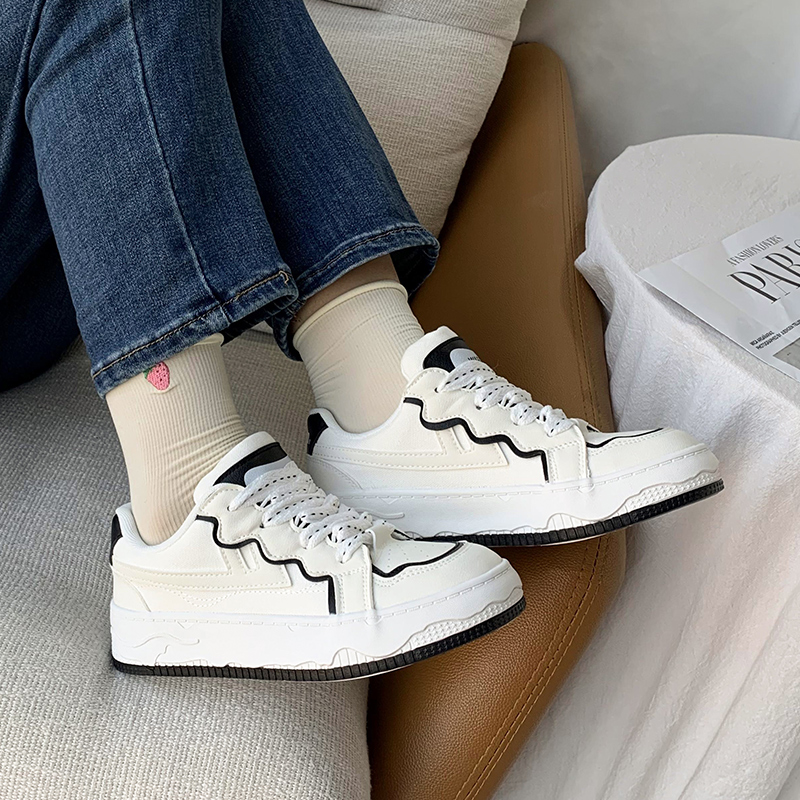 (W) Warrior Retro Low 'Black and White Panel' 圖 7