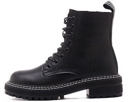 (Women) Warrior Side Zip Outdoor Casual Martin Boot 'Black' 705020 (Women) Warrior Side Zip Outdoor Casual Martin Boot 'Black' 705020