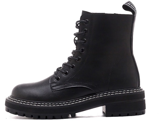 (Women) Warrior Side Zip Outdoor Casual Martin Boot 'Black' 705020 Buy (Women) Warrior Side Zip Outdoor Casual Martin Boot 'Black' 705020