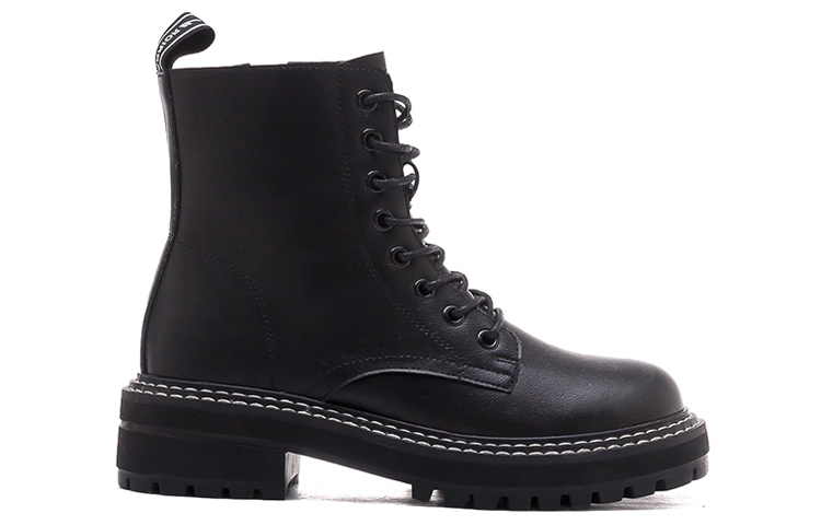 Order (W) Warrior Seitlicher Reißverschluss Outdoor Casual Martin Stiefel ''Schwarz'' 705020