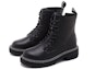 Lookbook (W) Boot Kasual Luar Martin Zip Sisi Warrior 'Hitam' 705020