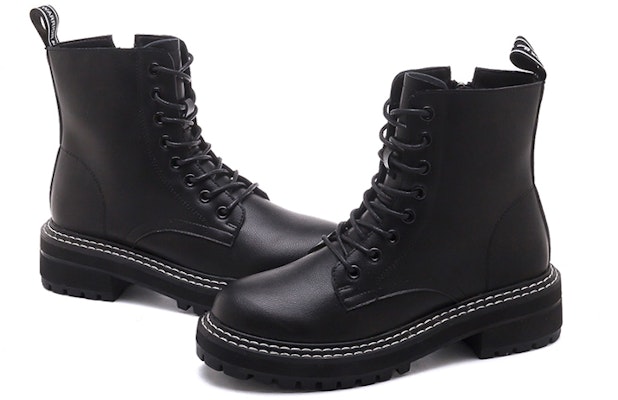 (Women) Warrior Side Zip Outdoor Casual Martin Boot 'Black' 705020 Shop (Women) Warrior Side Zip Outdoor Casual Martin Boot 'Black' 705020