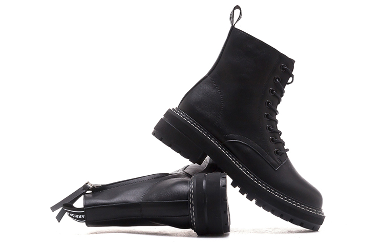 Purchase (W) Warrior Seitlicher Reißverschluss Outdoor Casual Martin Stiefel ''Schwarz'' 705020