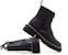 (W) Boot Kasual Luar Martin Zip Sisi Warrior 'Hitam' 705020