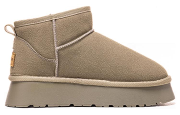 Order (Women) Warrior Snow Boots 'Green Comfort Fleece Mid' TM-WBNJS-0996HUI