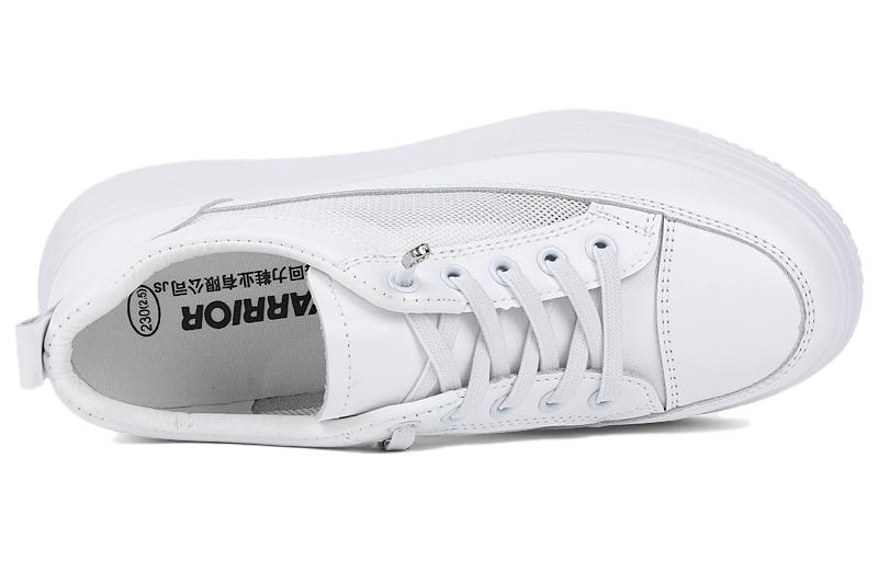 Lookbook (W) ウォーリアー厚底白ローカットレジャー (Wōriā Atsuzoko Shiro Rōkatto Rejā) WXY(S)-0197Z01