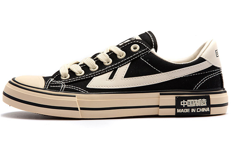 (W) Warrior Ulzzang Canvas Low 'Black'